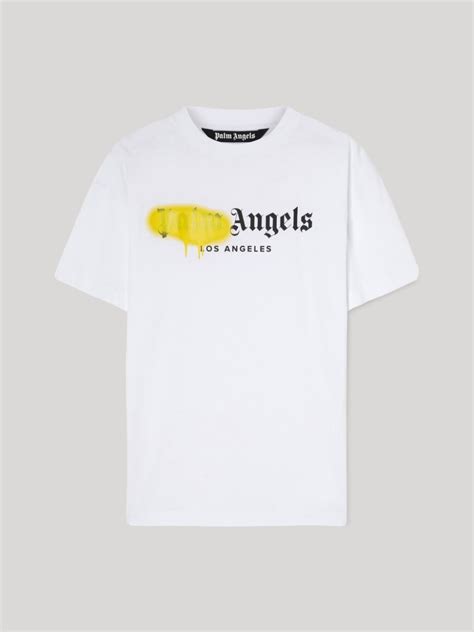 LOS ANGELES SPRAYED T-SHIRT in white - Palm Angels® Official