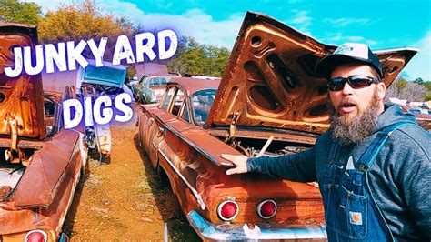 MASSIVE Classic Car Salvage Yard ~ Trucks + Autos ~ White's Service ...