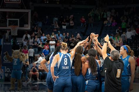 Minnesota Lynx celebrate a win against the Connecticut Sun… | Flickr