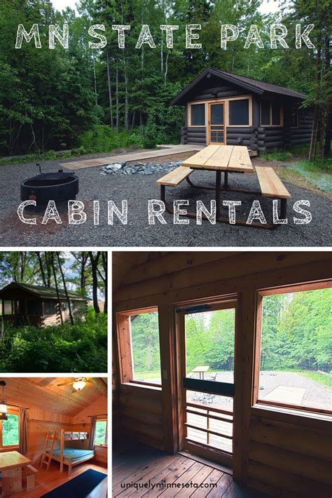 Cozy Cabin Rentals in Minnesota State Parks