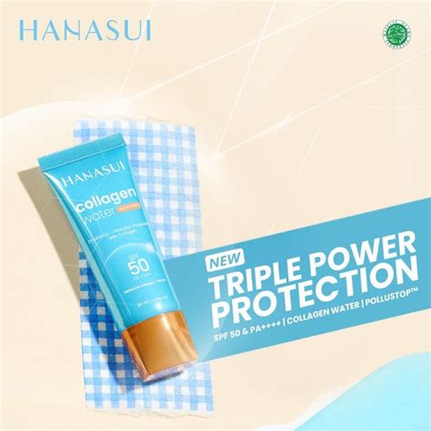 Jual HANASUI Collagen Water Sunscreen SPF50 PA++++ | Shopee Indonesia