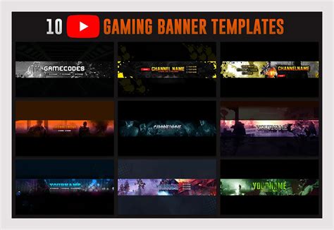 23+ Free YouTube Banner Templates to Download - Immense Art