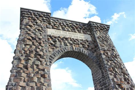 Yellowstone North Entrance Vertical Photograph by Jesse LaRue - Fine ...