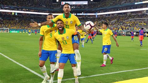 Vinicius Jr and Richarlison appear to fight during Brazil training ...