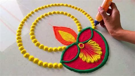 Rangoli designs| Rangoli designs for Diwali 2022: Decorate your home with these easy rangoli ...
