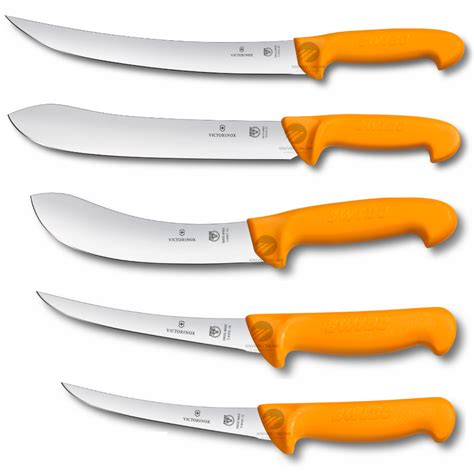 SWIBO 5PC BUTCHER KNIFE SET KIT SKINNING BONING BREAKING 5 PIECE - Swibo