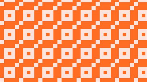 Free Orange Square Background Pattern