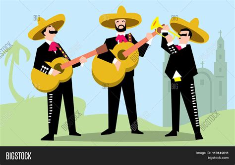 Mariachi Band Mexican Vector & Photo (Free Trial) | Bigstock