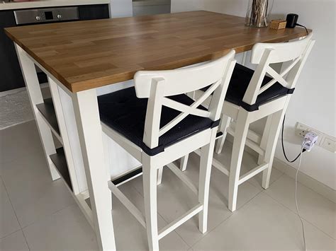 Ikea kitchen island Stenstorp, Furniture & Home Living, Furniture, Tables & Sets on Carousell