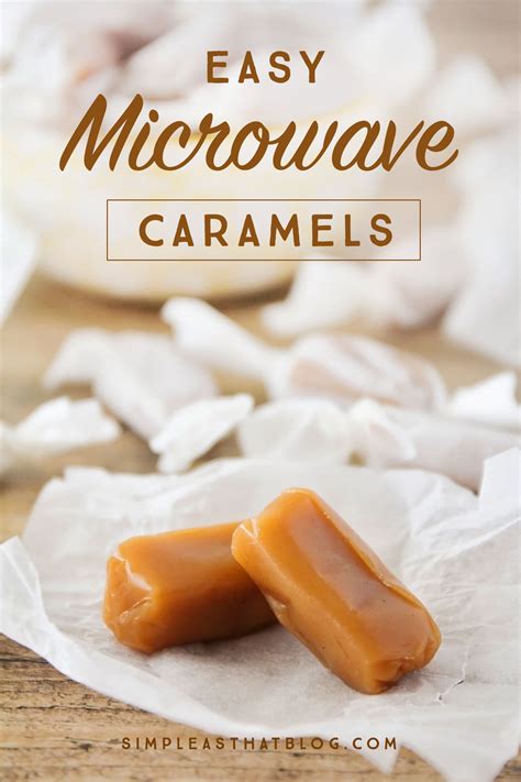 Easy Microwave Caramels