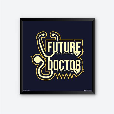 "Future Doctor" Quotes Poster for MBBS Students | Quotes Store