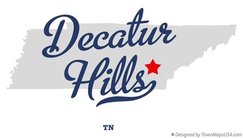 Map of Decatur Hills, TN, Tennessee