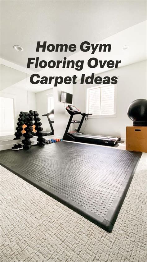 Home Gym Flooring Over Carpet Ideas | Home gym flooring, Gym room at ...