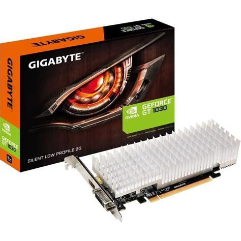 Gigabyte GV-N1030SL-2GL Carte Graphique NVIDIA GeForce GTX 1030 1506 MHz 2 Go PCI-Express x16 3. ...