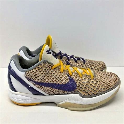 Size 8.5 - Nike Zoom Kobe 6 3D Lakers for sale online | eBay