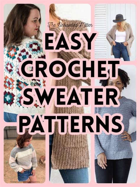 Easy Crochet Sweater Patterns Beginners Free at Walter King blog