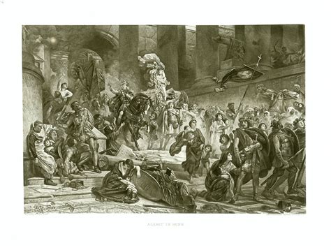 Ancient World, Genre, Portraits, Italy, Rome, Alaric, Visigoths, after ...