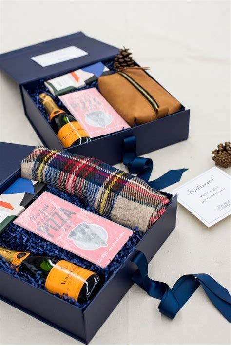 Best Corporate Gifts Ideas : CORPORATE EVENT GIFT BOX// Navy and orange ...