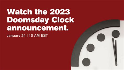 Doomsday Clock 2024 Announcement Png - Toni Agretha