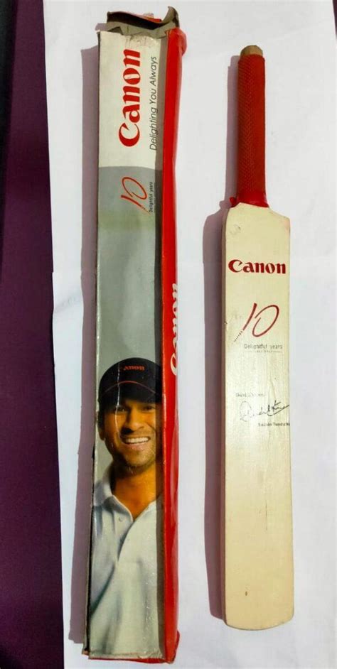 Buy Canon Cricket Bat with Sachin Tendulkar's autograph online