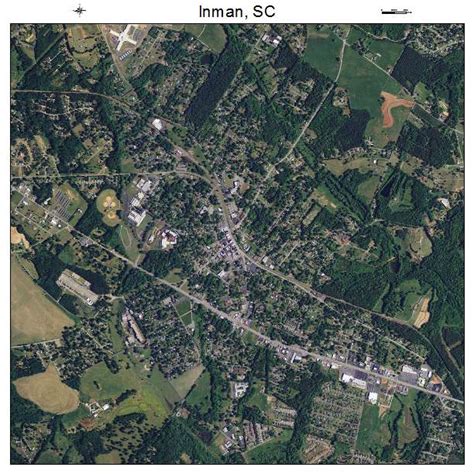 Aerial Photography Map of Inman, SC South Carolina