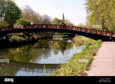 River Tone, Taunton, Somerset, England, UK Stock Photo - Alamy