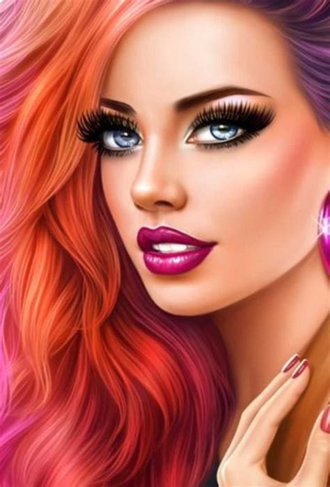 Beautiful Fantasy Art, Digital Portrait Art, Digital Art Girl, Fantasy ...