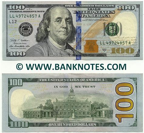 United States of America 100 Dollars 2009 | Banknotes money, Money ...