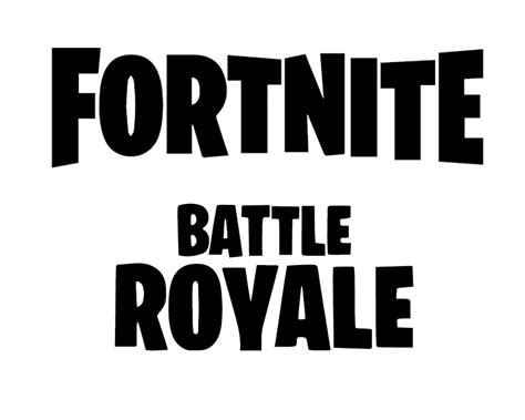 Fortnite Logo Stencil