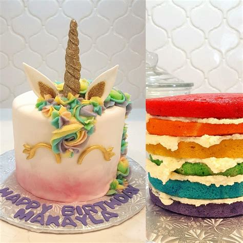 [Homemade] Rainbow layered Unicorn Cake. : r/food