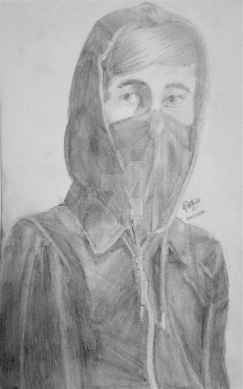 Alan Walker Sketch by xXNightmare0811Xx on DeviantArt