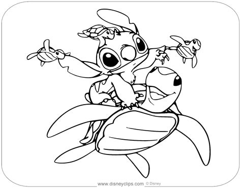 Stitch And Frog Coloring Page For Kids Free Lilo Stitch, 41% OFF