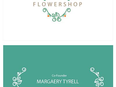 Flower Shop Business Card by Andra Yogi on Dribbble