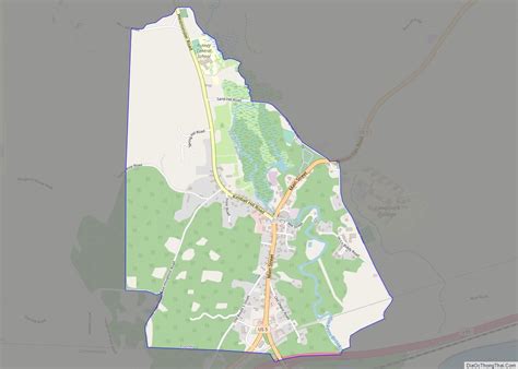 Map of Putney CDP, Vermont