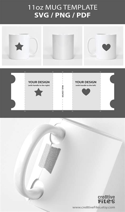 Mug Sublimation Template