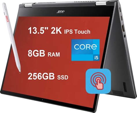 Acer Chromebook Spin 713 - i5-1135G7 · Xe Graphics G7 80 EU · 13.5”, 2K (2256 x 1504), IPS ...
