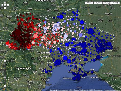 Ukrainian Language Map