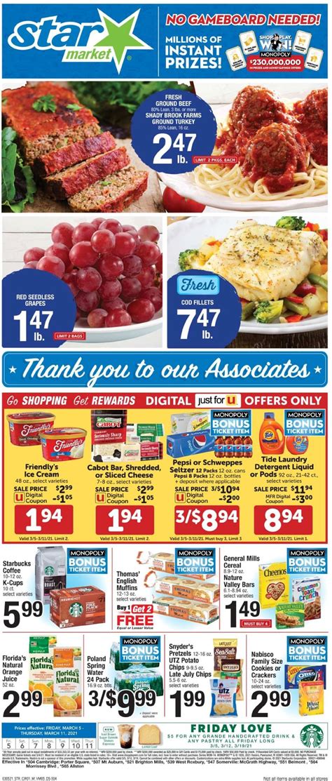 Star Market Weekly Ad Mar 05-11 Ad and Deals | TheBlackFriday.com