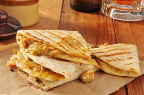 Easy Chicken and Cheese Quesadillas