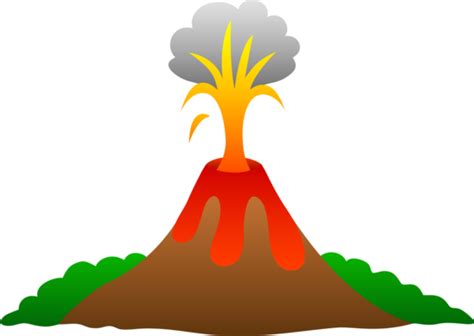 Volcano Clip Art | Free clip art, Clip art, Volcano drawing