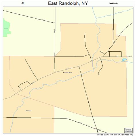 East Randolph New York Street Map 3622843