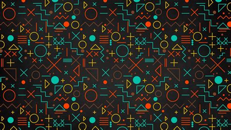 1366x768 Resolution Geometric Shapes Pattern 1366x768 Resolution ...