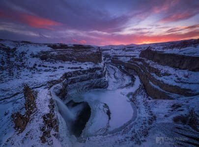 Palouse Falls Winter Sunset | Palouse, Winter sunset, Landscape pictures