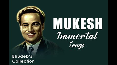 Mukesh Hit Songs Collection | Top 50 Mukesh Songs | Mukesh 50's, 60's, 70's Evergreen Hindi ...