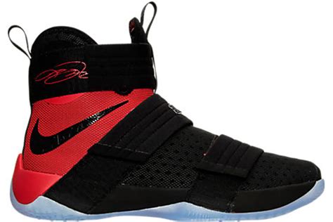 Nike LeBron Zoom Soldier 10 Black University Red Men's - 844378-006 - US