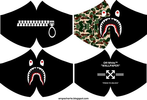 Recursos Graficos Chapines: Mascarilla facial de tiburón vector