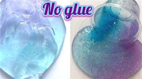 WATER SLIME 💦HOW TO MAKE CLEAR SLIME WITHOUT GLUE, WITHOUT BORAX! GLUELESS SLIME! - YouTube