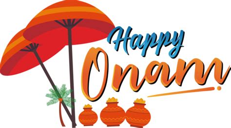 Onam Logo Design Line for Onam Harvest Festival for Onam - 7376x4120