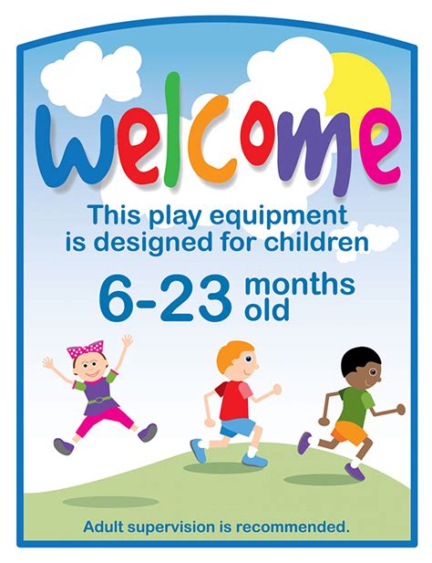 Playground Welcome Sign