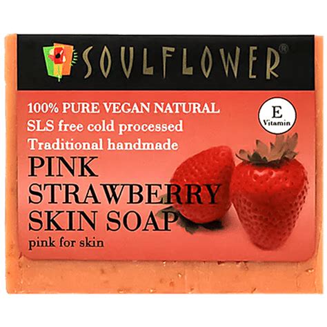 Buy Soulflower Bathing Soap Pink For Skin 150 Gm Online At Best Price of Rs 225 - bigbasket